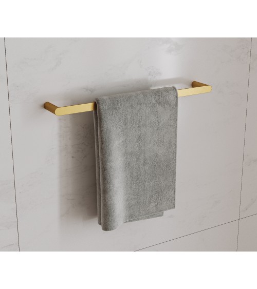 Wieszak na ręcznik czarny mat 50cm Lori Black HOZZE