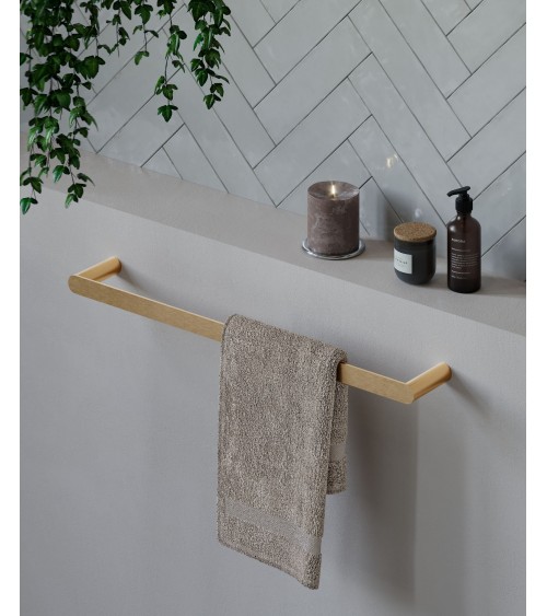 Wieszak na ręcznik czarny mat 50cm Lori Black HOZZE